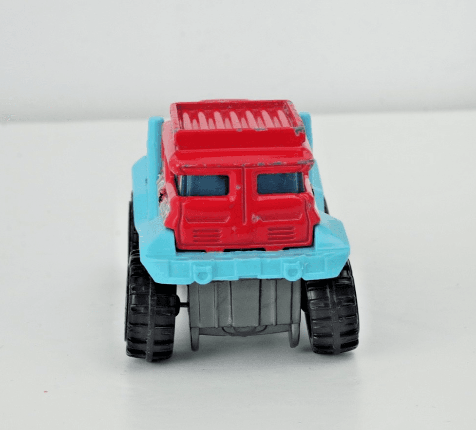 Hot Wheels ~ BAD MUDDER 2 ~ Red / Aqua Blue ~ 1:64 Scale Diecast Off-Road SUV - Thumbnail 7