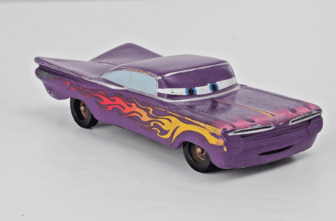 Disney Pixar Cars ~ PURPLE RAMONE ~ 1959 Chevy Impala ~ Plastic 1:55