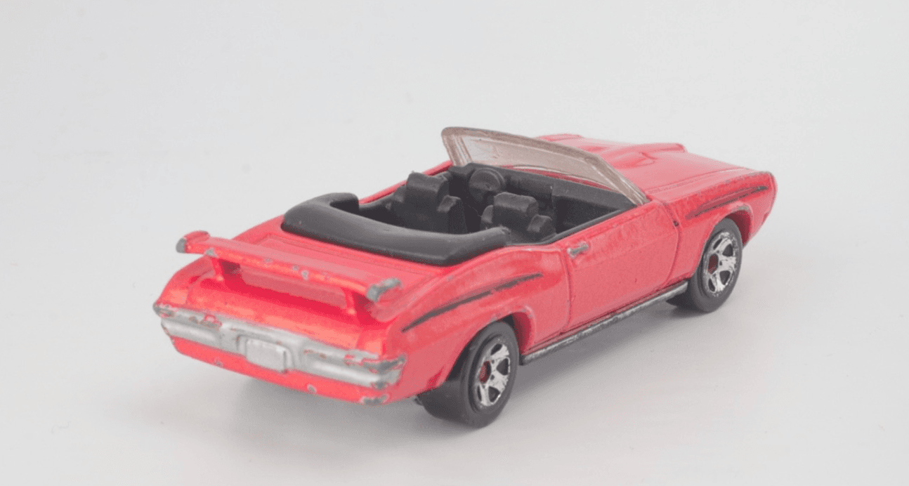 2008 Hot Wheels 1970 GTO CONVERTIBLE ~ Red 1:64 Diecast - Thumbnail 6