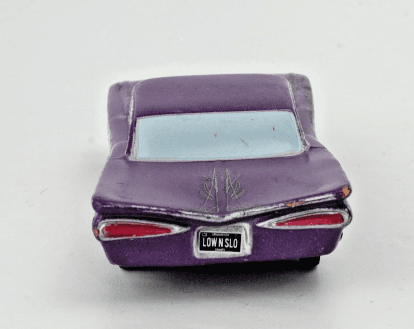 Disney Pixar Cars ~ PURPLE RAMONE ~ 1959 Chevy Impala ~ Plastic 1:55 - Thumbnail 9