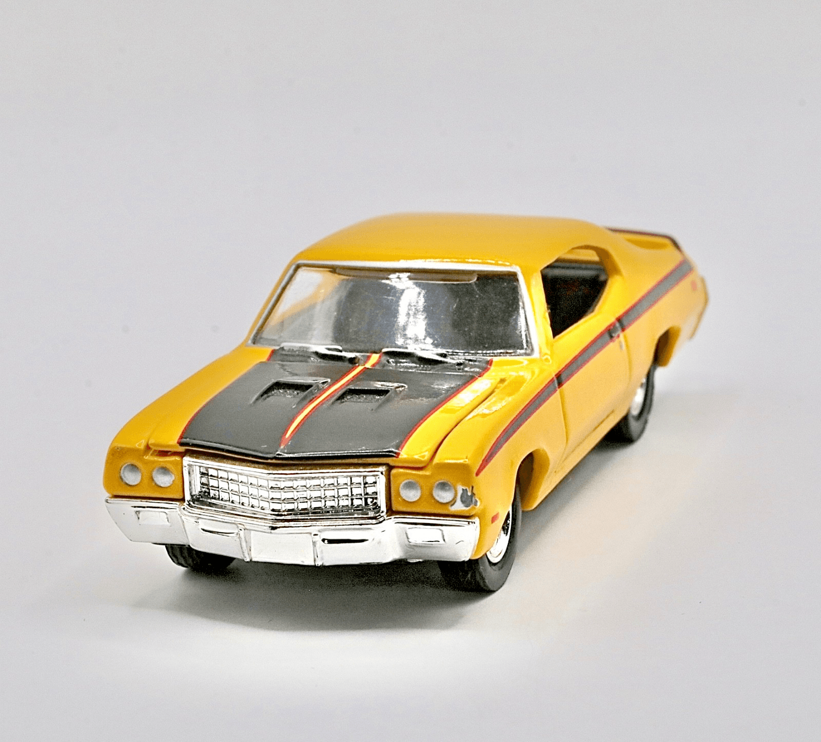 ERTL/Racing Champions ~ 1970 BUICK GSX ~ Yelow Black Stripes 1:64 Dieca - Thumbnail 2