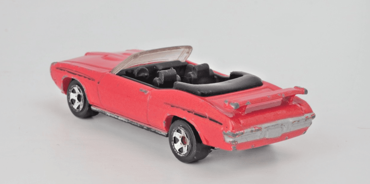 2008 Hot Wheels 1970 GTO CONVERTIBLE ~ Red 1:64 Diecast - Thumbnail 5