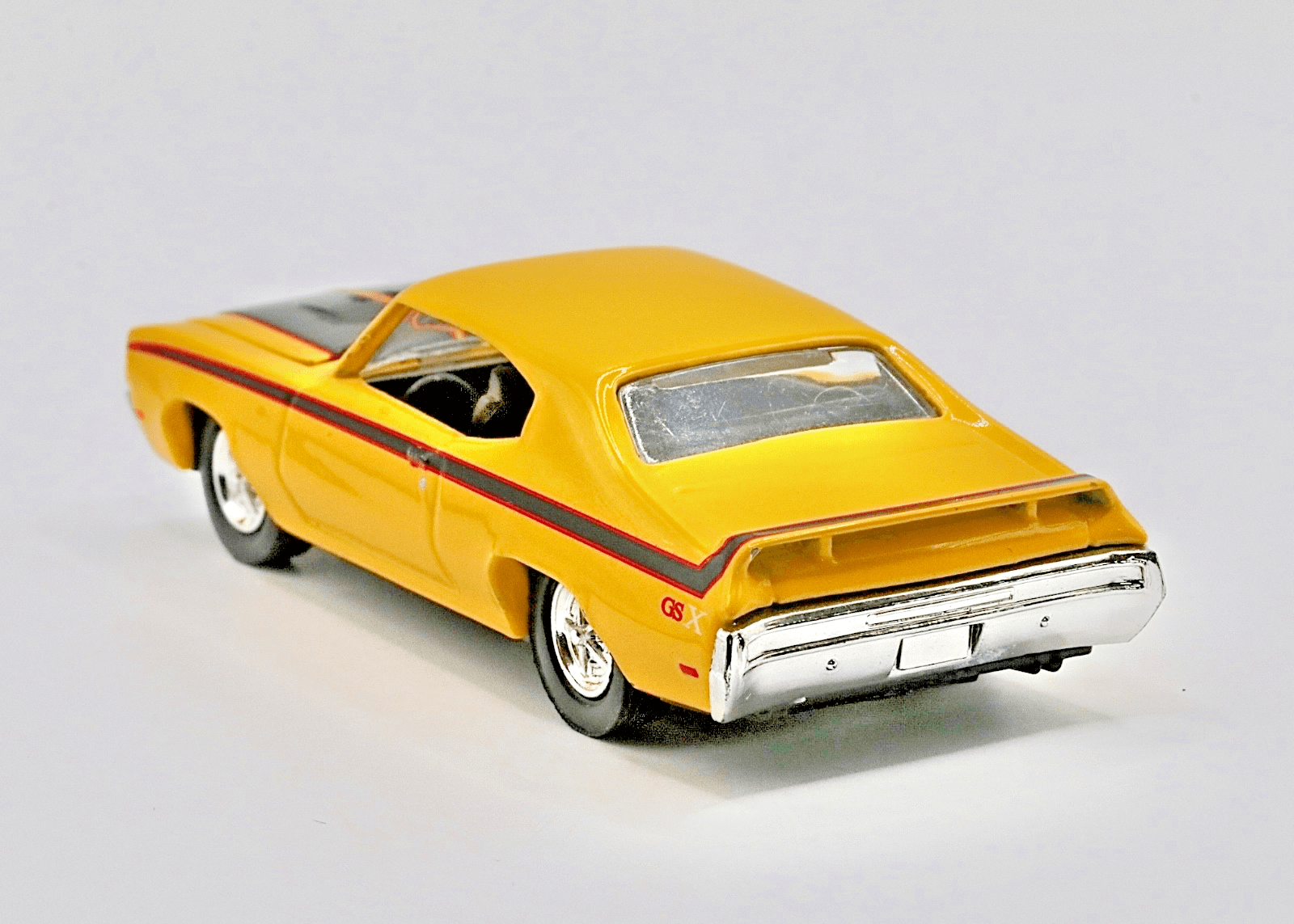 ERTL/Racing Champions ~ 1970 BUICK GSX ~ Yelow Black Stripes 1:64 Dieca - Thumbnail 6