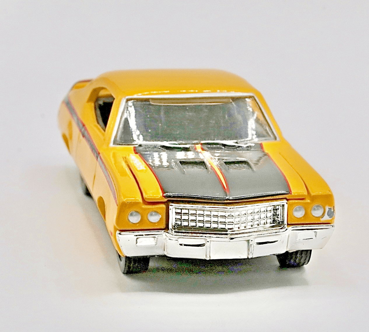 ERTL/Racing Champions ~ 1970 BUICK GSX ~ Yelow Black Stripes 1:64 Dieca - Thumbnail 7
