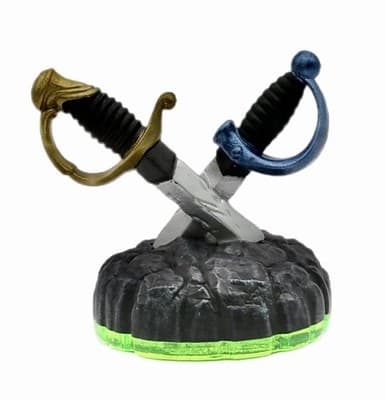 Skylanders Spyro's Adventures PIRATE GHOST SWORDS - Tested & Scans Correctly