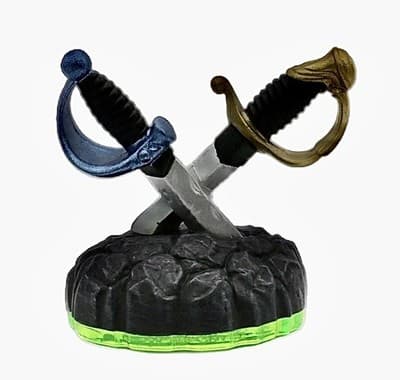 Skylanders Spyro's Adventures PIRATE GHOST SWORDS - Tested & Scans Correctly - Thumbnail 2