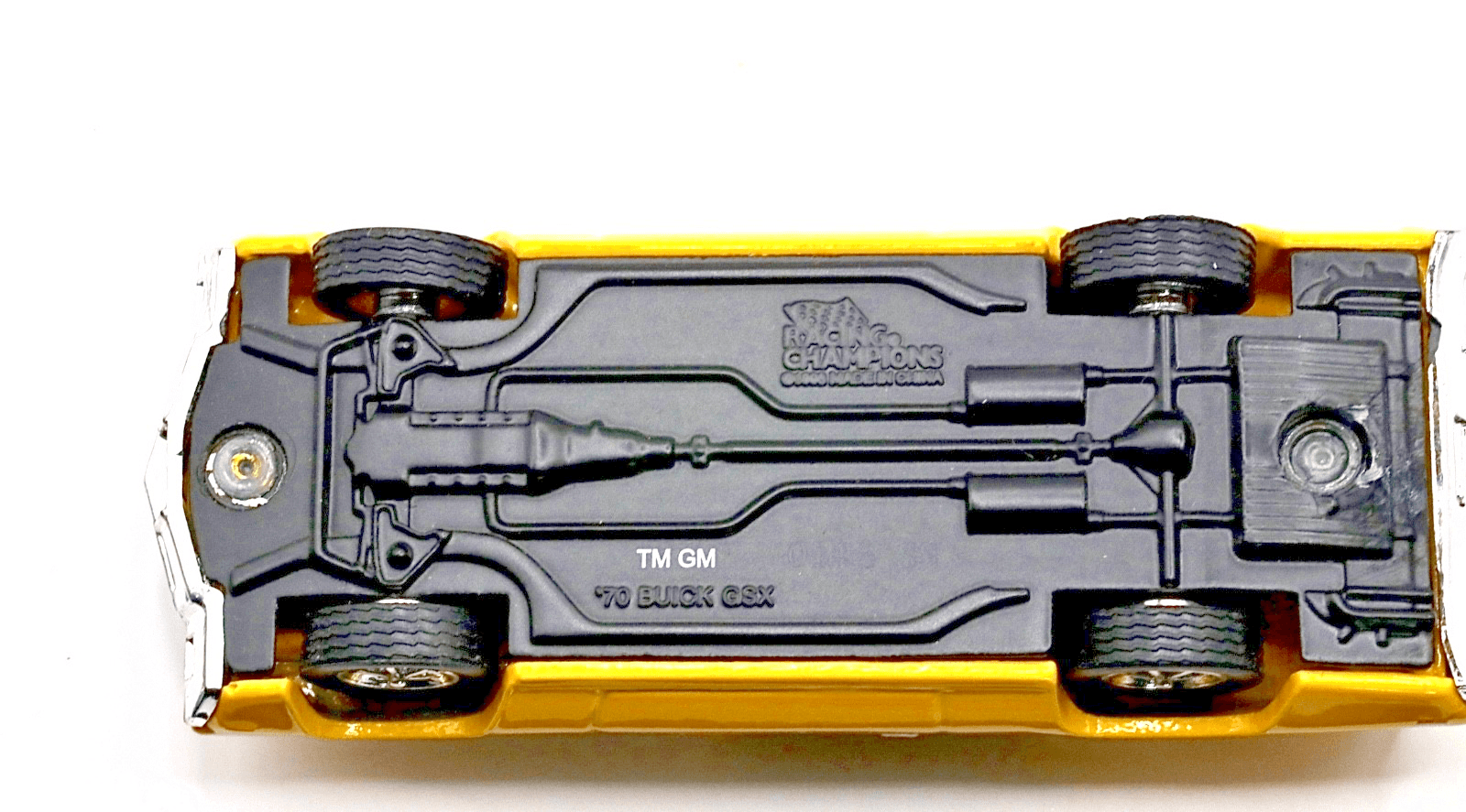 ERTL/Racing Champions ~ 1970 BUICK GSX ~ Yelow Black Stripes 1:64 Dieca - Thumbnail 9