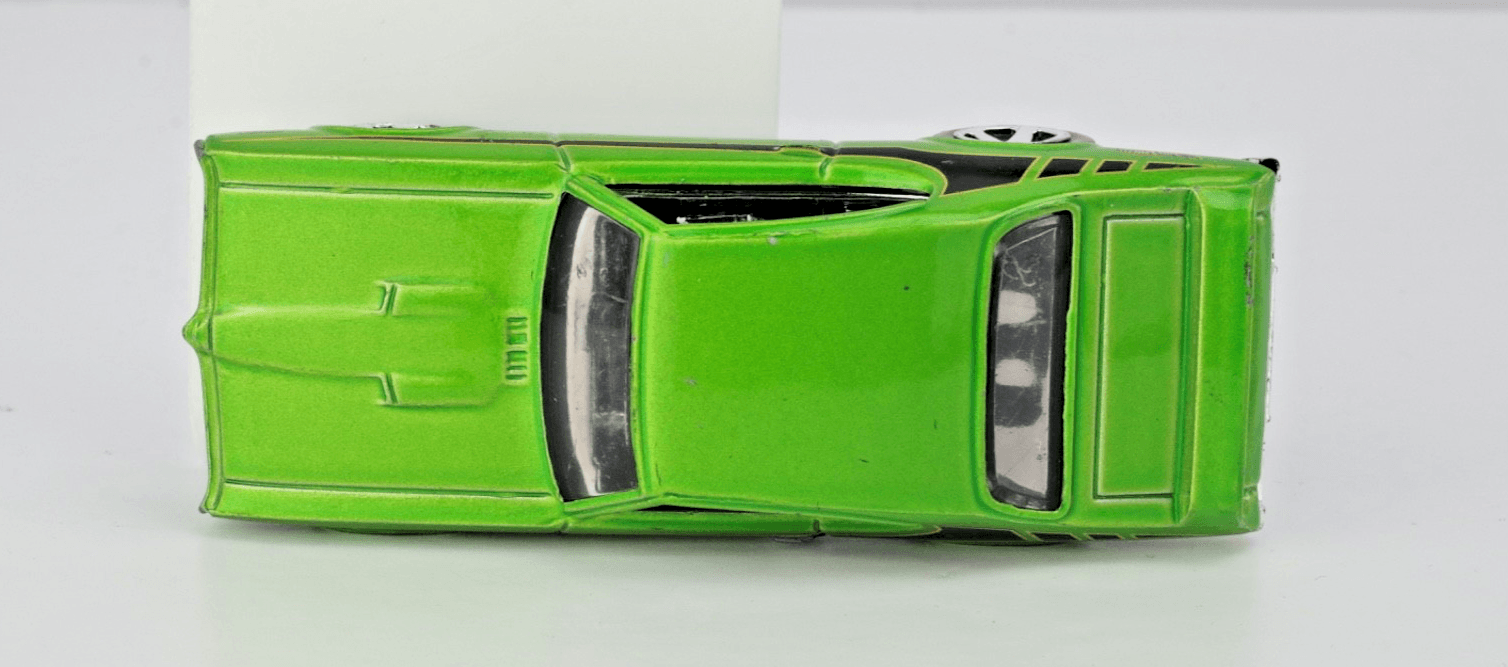 2013 Hot Wheels ~ 1969 PONTIAC GTO ~ "The Judge" ~ Muscle Mania Green 1:64 - Thumbnail 9
