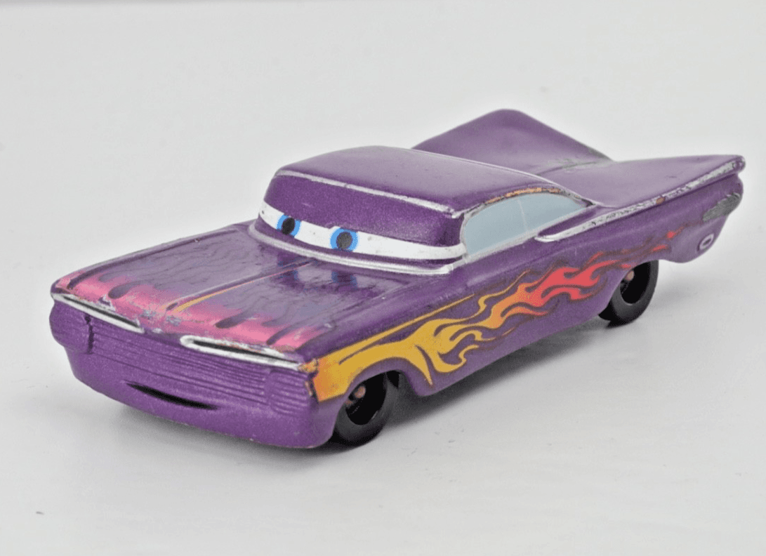 Disney Pixar Cars ~ PURPLE RAMONE ~ 1959 Chevy Impala ~ Plastic 1:55 - Thumbnail 2