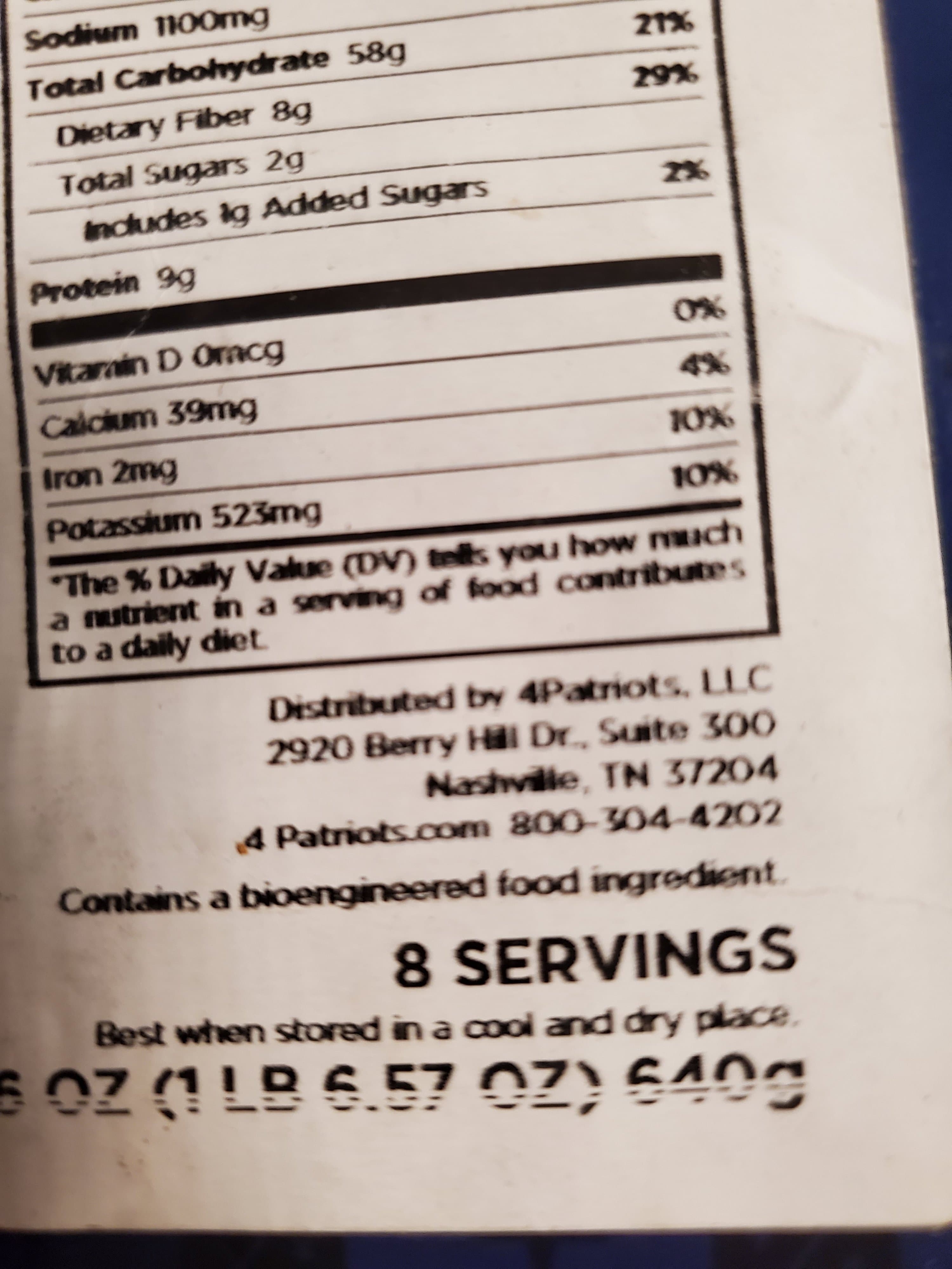 4Patriots Cowboy Rice & Beans and Cozy Potato Soup - 8 servings each - Thumbnail 2