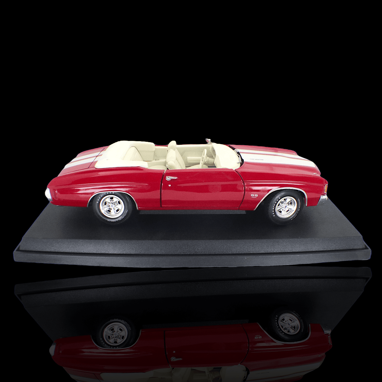 Maisto 1972 CHEVY CHEVELLE SS 454 Convertible ~ Diecast ~ Red ~ 1:18