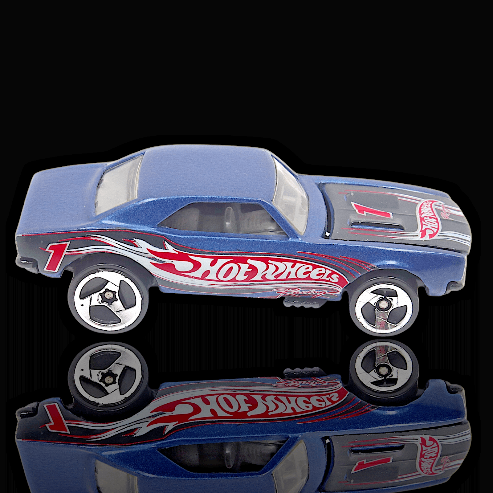 Hot Wheels 1967 Camaro ~ 1998 Race Team IV ~ #725 ~ Blue Diecast