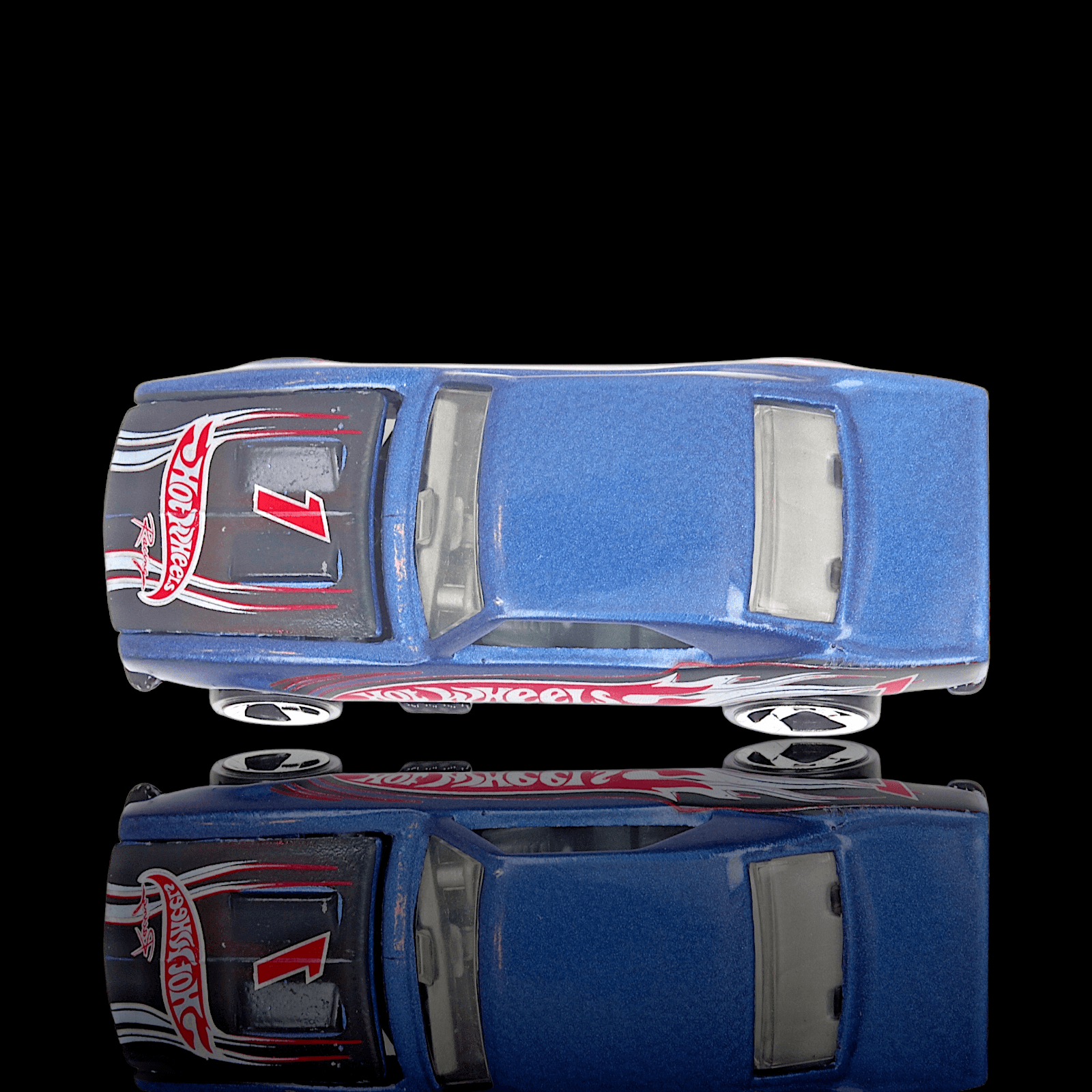 Hot Wheels 1967 Camaro ~ 1998 Race Team IV ~ #725 ~ Blue Diecast - Thumbnail 7