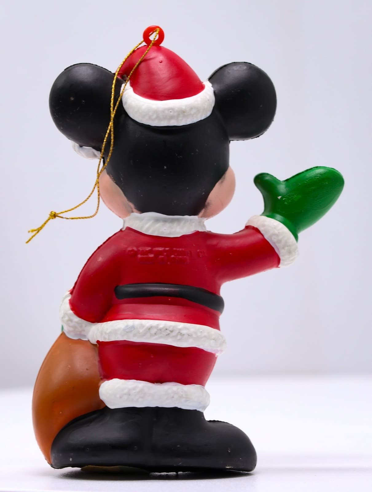 Disney Mickey Mouse Blow Mold Christmas Ornament Plastic 3 3/4" - Thumbnail 3