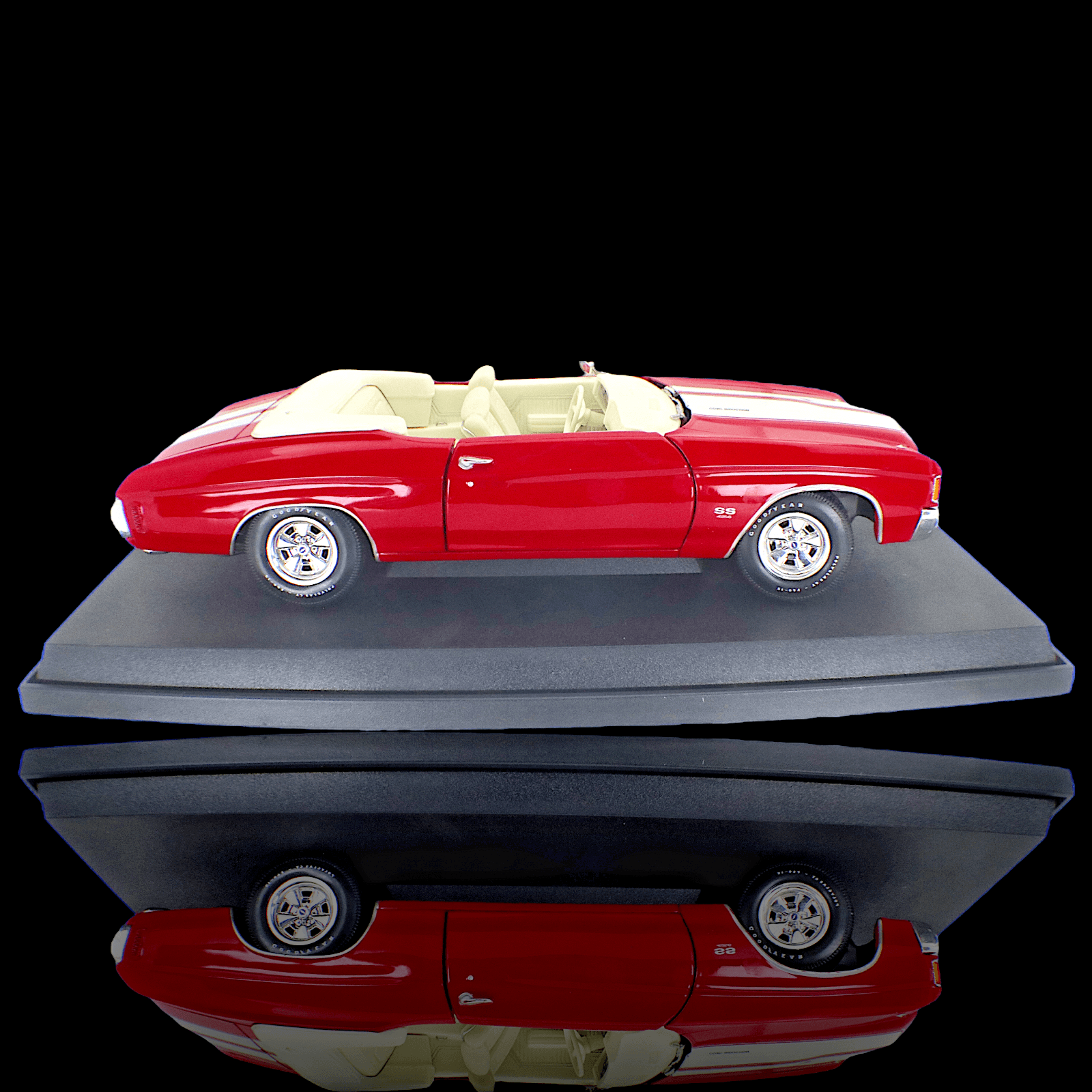 Maisto 1972 CHEVY CHEVELLE SS 454 Convertible ~ Diecast ~ Red ~ 1:18 - Thumbnail 11