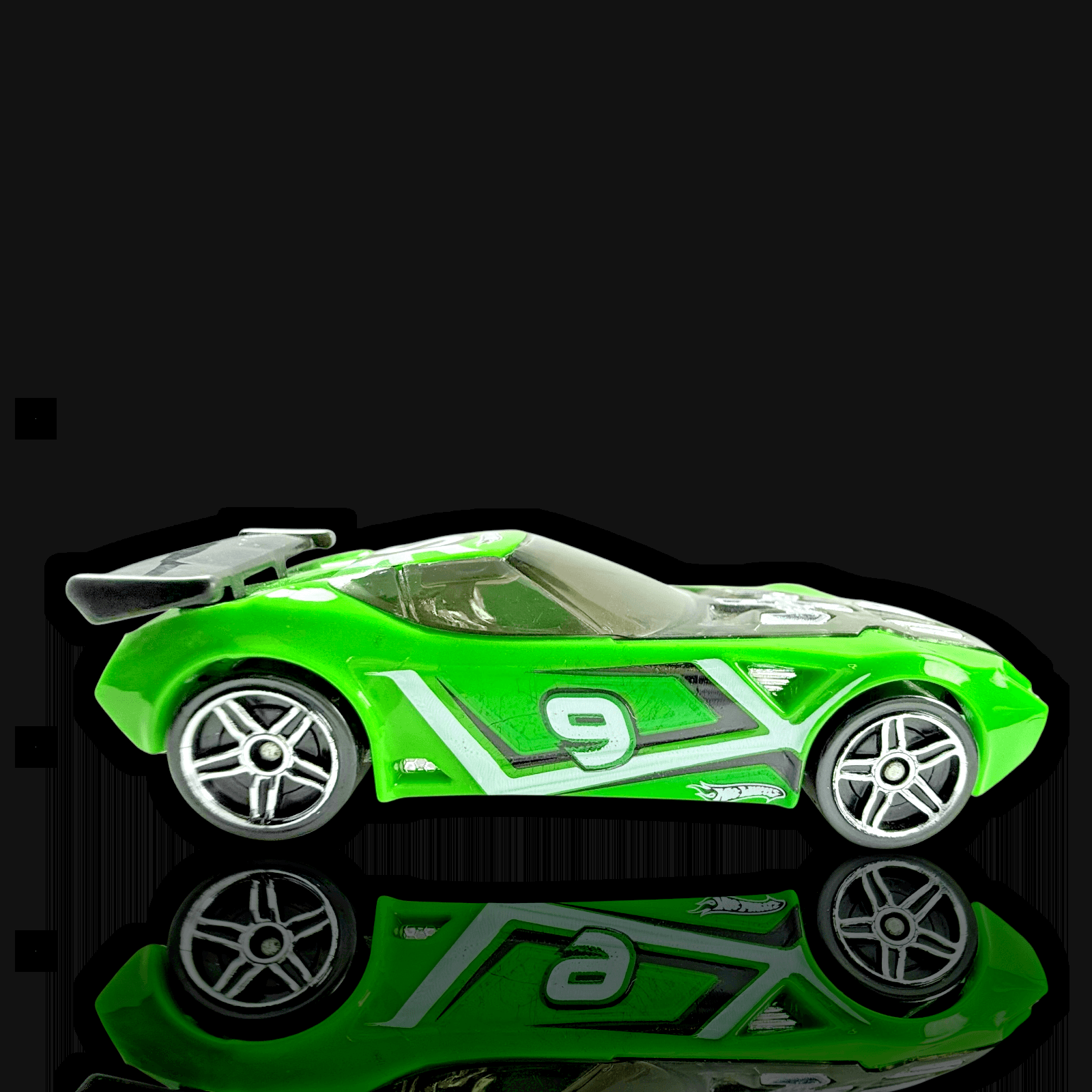 2009 Hot Wheels Nerve Hammer Green #9 ~ 1:64 Diecast Race Car