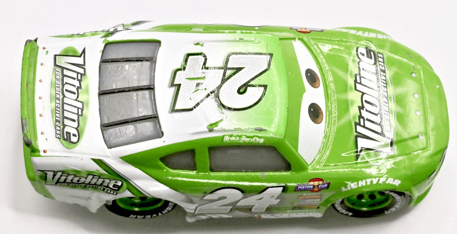 Disney Pixar Cars 3 ~ BRICK ARDLEY #24 ~ Vitoline ~ 1:55 Diecast Toy Car - Thumbnail 8