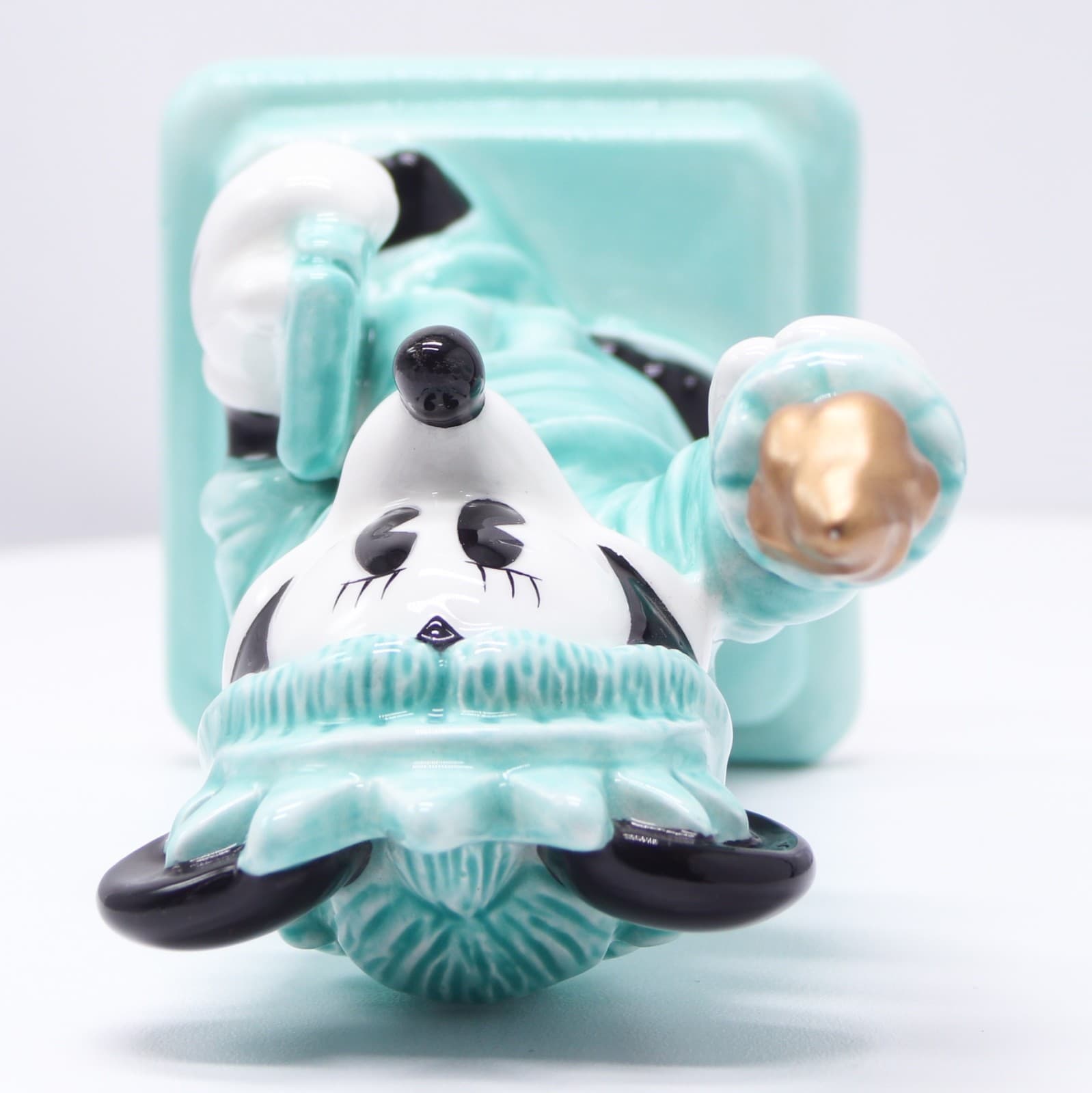Disney China Minnie Mouse Statue of Liberty Figurine New York Souvenir Aqua 5” - Thumbnail 5