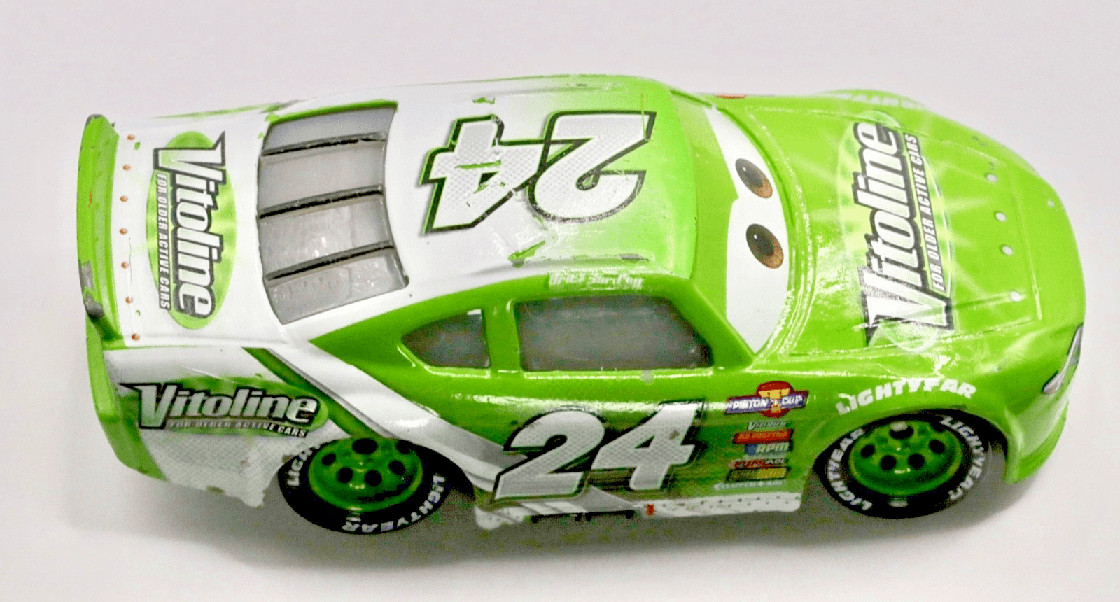 Disney Pixar Cars 3 ~ BRICK ARDLEY #24 ~ Vitoline ~ 1:55 Diecast Toy Car - Thumbnail 7