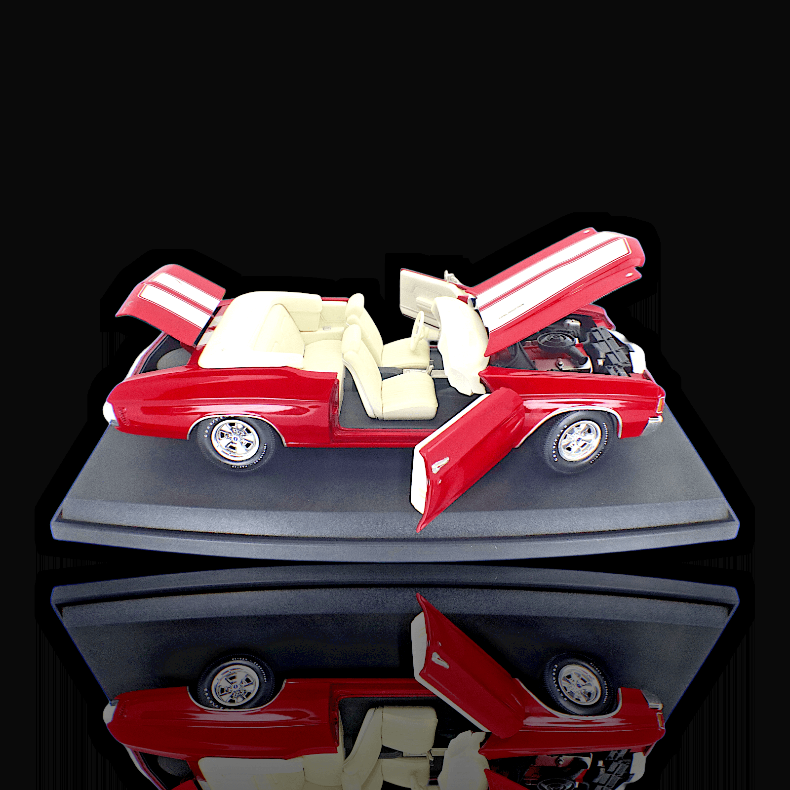 Maisto 1972 CHEVY CHEVELLE SS 454 Convertible ~ Diecast ~ Red ~ 1:18 - Thumbnail 7