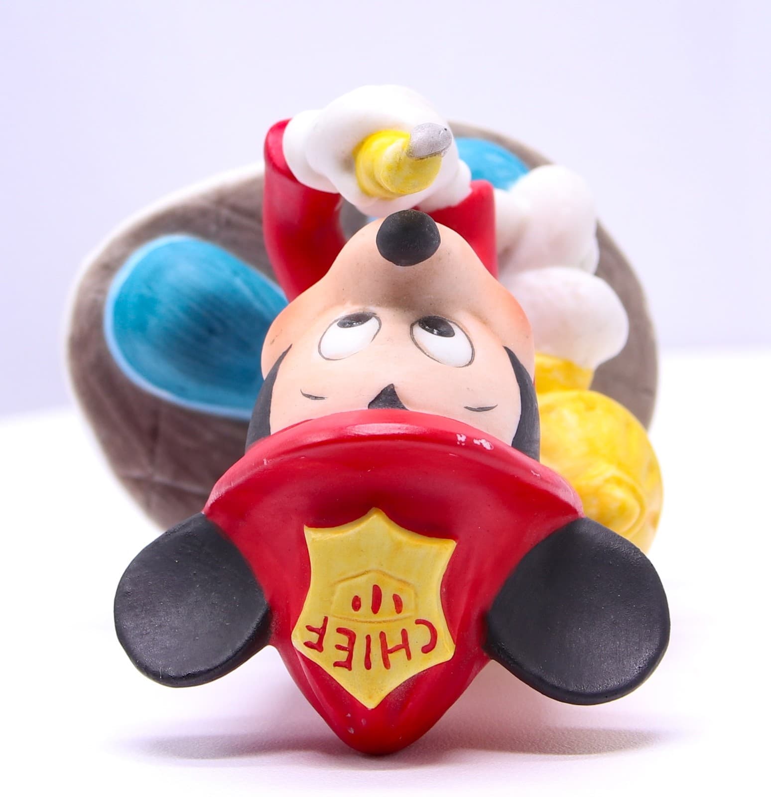 Vintage Walt Disney Productions Mickey Mouse Fire Chief Figurine w/ Hydrant - Thumbnail 5