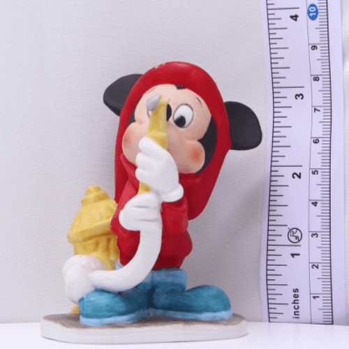 Vintage Walt Disney Productions Mickey Mouse Fire Chief Figurine w/ Hydrant - Thumbnail 7