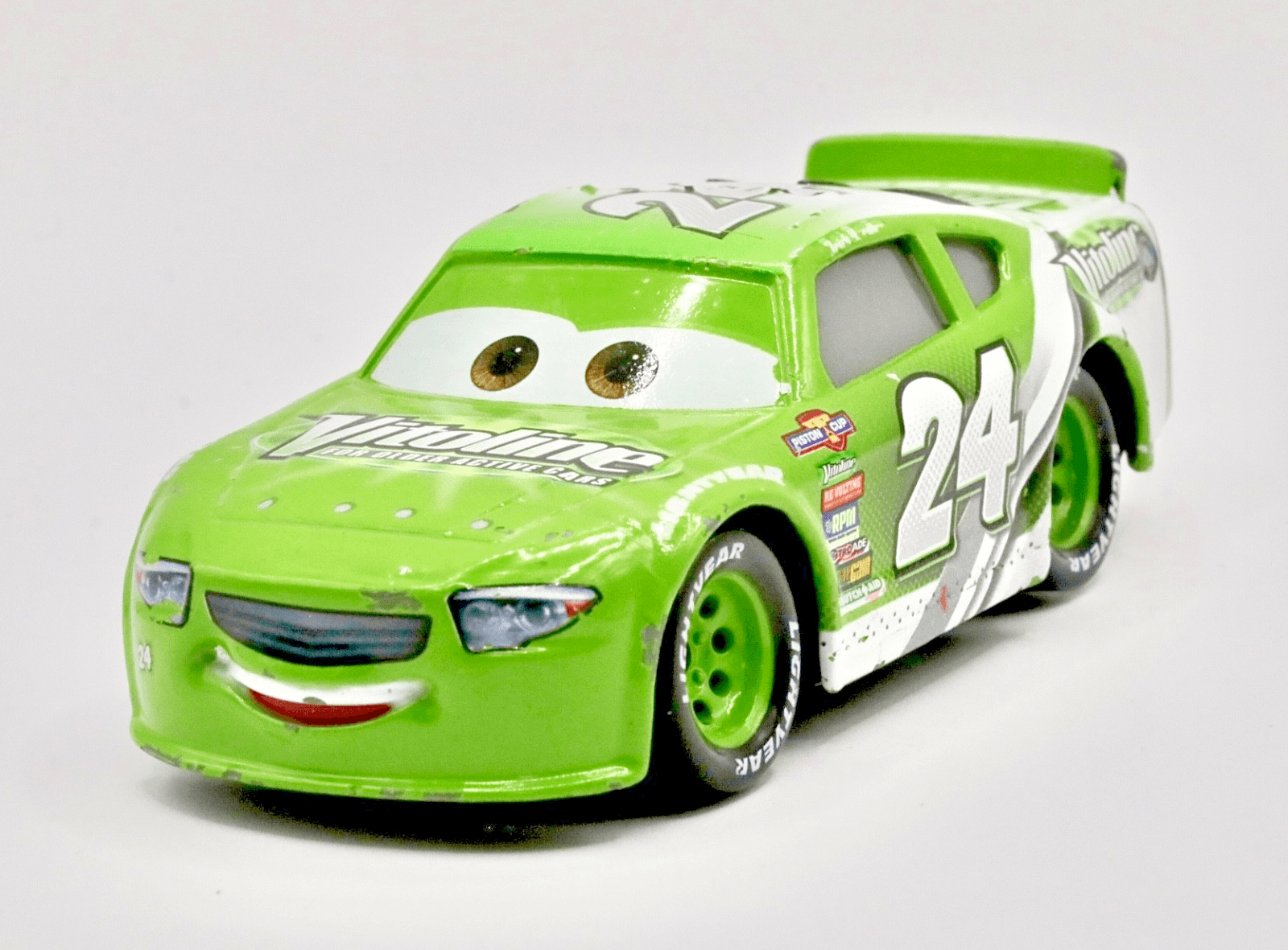 Disney Pixar Cars 3 ~ BRICK ARDLEY #24 ~ Vitoline ~ 1:55 Diecast Toy Car - Thumbnail 2