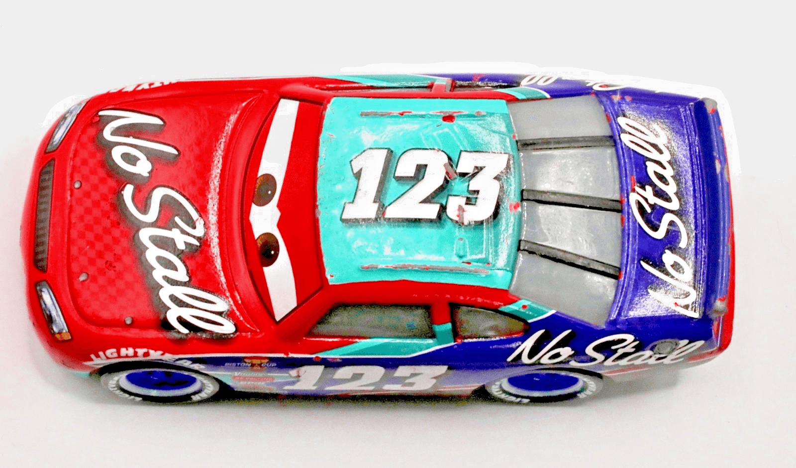 Mattel Disney Pixar Cars ~ TODD MARCUS No Stall #123 ~ Piston Cup 1:55 Diecast - Thumbnail 4