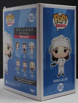 Funko Pop TV Friends Monica Geller Chef #263 Vaulted ***Some Box Damage*** - Thumbnail 4