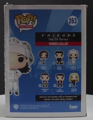 Funko Pop TV Friends Monica Geller Chef #263 Vaulted ***Some Box Damage*** - Thumbnail 5