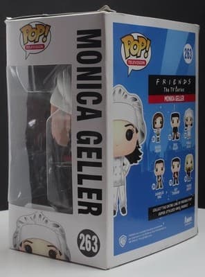 Funko Pop TV Friends Monica Geller Chef #263 Vaulted ***Some Box Damage*** - Thumbnail 6
