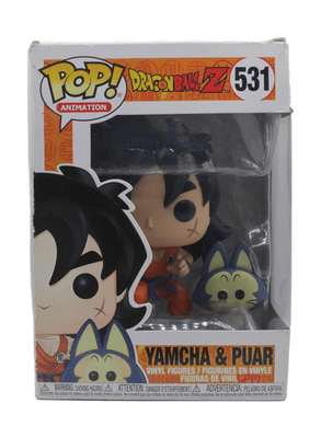 Funko POP DBZ Yamcha & Puar Vinyl Figure 531 Damaged Box