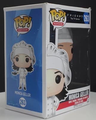 Funko Pop TV Friends Monica Geller Chef #263 Vaulted ***Some Box Damage*** - Thumbnail 2