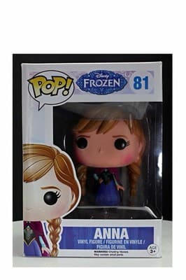 Funko Pop! Disney Frozen Anna #81 Vinyl Figure Vaulted 2014 **some box damage**