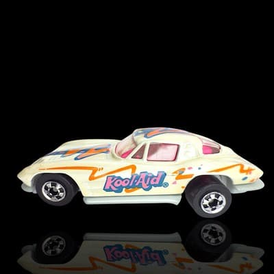 Hot Wheels Vintage Kool-Aid Promo, Split Window '63 White BW Malaysia 1991 - Thumbnail 2