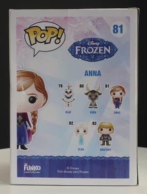 Funko Pop! Disney Frozen Anna #81 Vinyl Figure Vaulted 2014 **some box damage** - Thumbnail 5