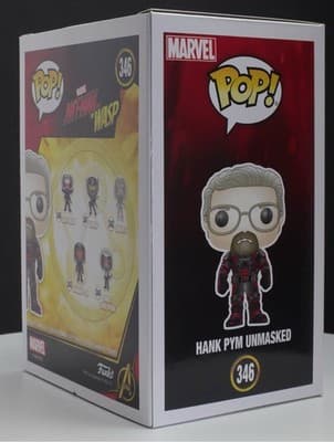 Funko Pop Marvel Ant-Man Hank Pym Unmasked 346 ***Some Box damaged*** - Thumbnail 4