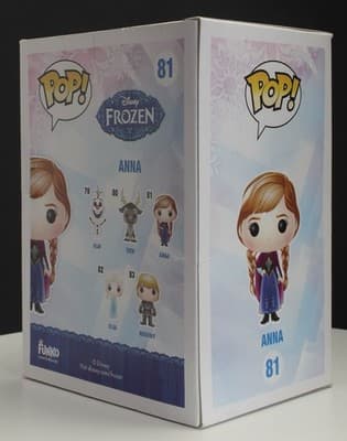 Funko Pop! Disney Frozen Anna #81 Vinyl Figure Vaulted 2014 **some box damage** - Thumbnail 4