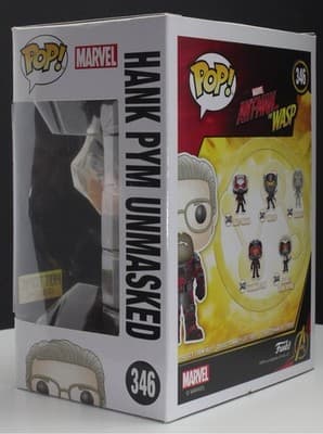 Funko Pop Marvel Ant-Man Hank Pym Unmasked 346 ***Some Box damaged*** - Thumbnail 6