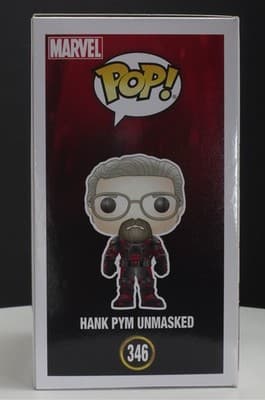 Funko Pop Marvel Ant-Man Hank Pym Unmasked 346 ***Some Box damaged*** - Thumbnail 3