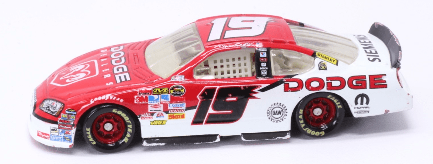 VINTAGE NASCAR ~ ELLIOTT SADLER #19 ~ Dodge Dealers 2007 DODGE CHARGER 1/64 - Thumbnail 4
