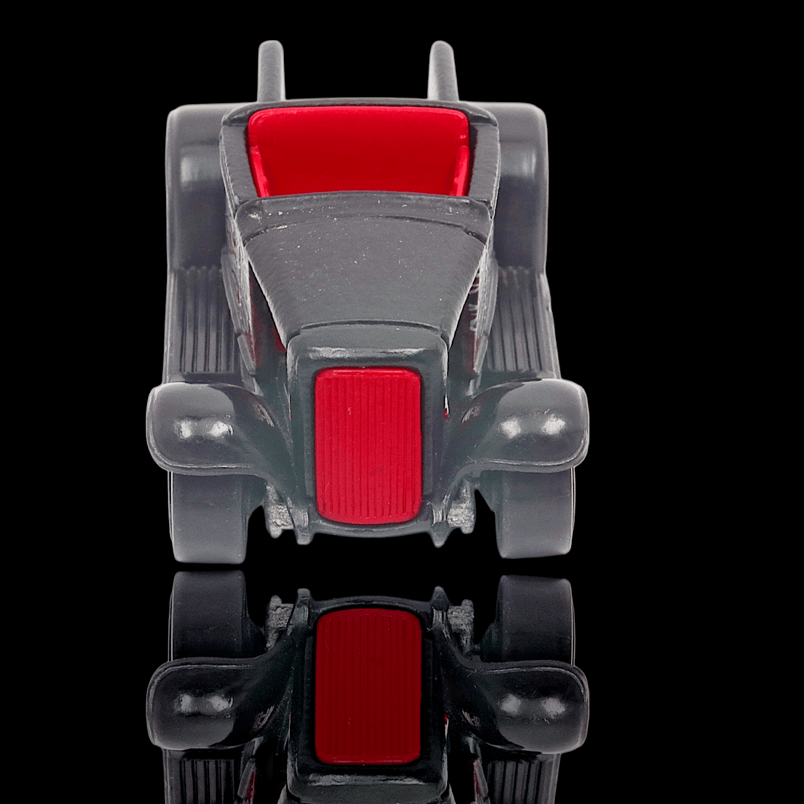 Hot Wheels HOOLIGAN ~ 2001 First Editions 6/36 #018 5SP ~ Black w/Red Flames - Thumbnail 3