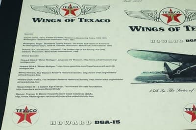 2007 ERTL WINGS OF TEXACO 1939 HOWARD DGA-15 TEXACO #T-49 DIE CAST-NEW - Thumbnail 14