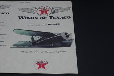 2007 ERTL WINGS OF TEXACO 1939 HOWARD DGA-15 TEXACO #T-49 DIE CAST-NEW - Thumbnail 15