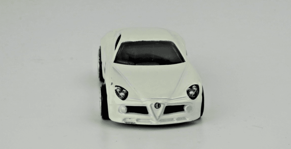 Hot Wheels ~ 2021 ALFA ROMEO 8C COMPETIZIONE ~ White 1:64 Diecast Car - Thumbnail 7