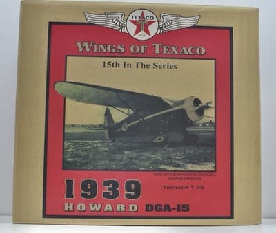 2007 ERTL WINGS OF TEXACO 1939 HOWARD DGA-15 TEXACO #T-49 DIE CAST-NEW - Thumbnail 17