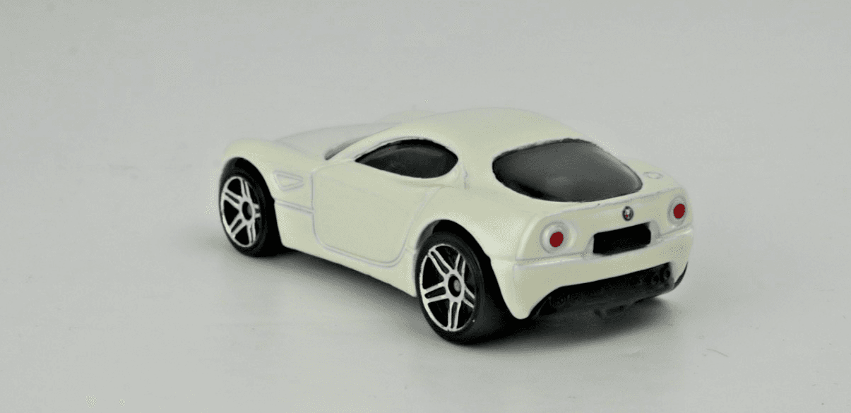 Hot Wheels ~ 2021 ALFA ROMEO 8C COMPETIZIONE ~ White 1:64 Diecast Car - Thumbnail 5