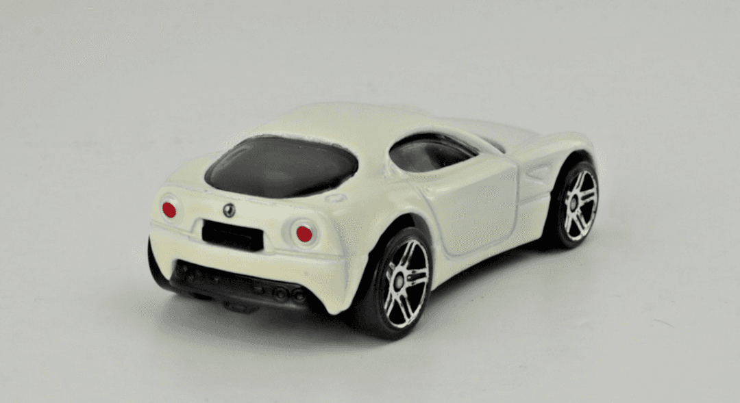 Hot Wheels ~ 2021 ALFA ROMEO 8C COMPETIZIONE ~ White 1:64 Diecast Car - Thumbnail 6