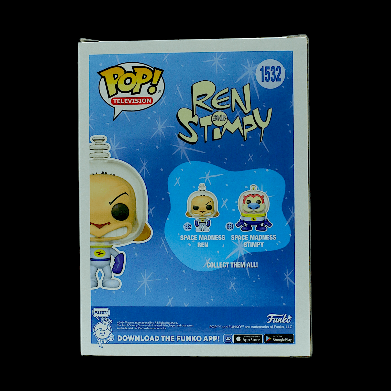 Funko Pop TV Ren & Stimpy Space Madness Ren #1532 - Thumbnail 2