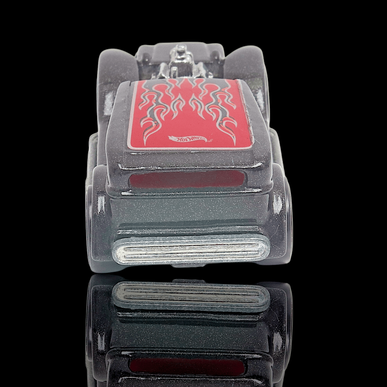 VINTAGE Hot Wheels 1969 THE DEMON ~ Black, Red Flames ~ 3SP Wheels 105 Diecast - Thumbnail 5